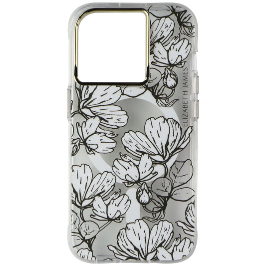 Elizabeth James Case for MagSafe for iPhone 15 Pro - Sunday in Soho Clear/Gold