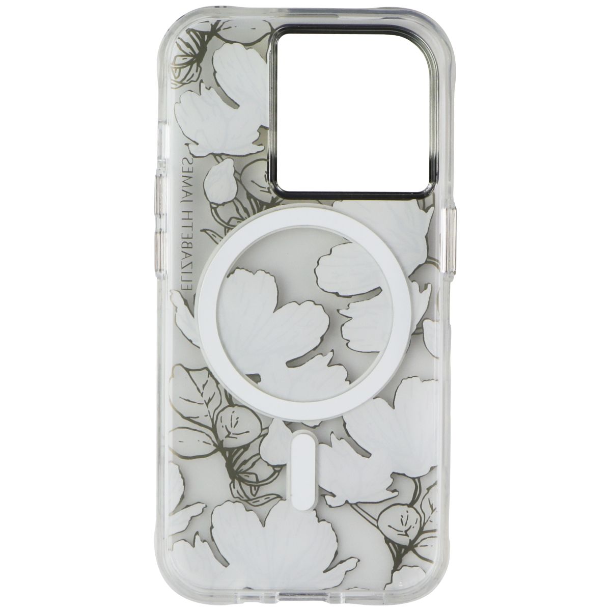 Elizabeth James Case for MagSafe for iPhone 15 Pro - Sunday in Soho Clear/Gold Cell Phone - Cases, Covers & Skins Elizabeth James - Simple Cell Bulk Wholesale Pricing - USA Seller