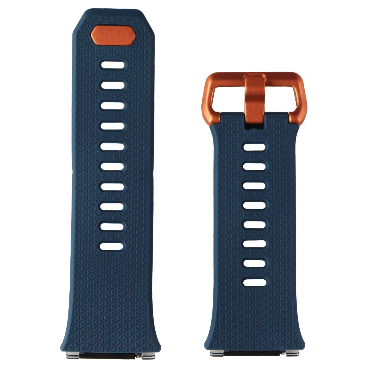 Fitbit Ionic Activity Tracker Smartwatch Band - S - Slate Blue / Burnt Orange Smart Watch Accessories - Watch Bands Fitbit - Simple Cell Bulk Wholesale Pricing - USA Seller