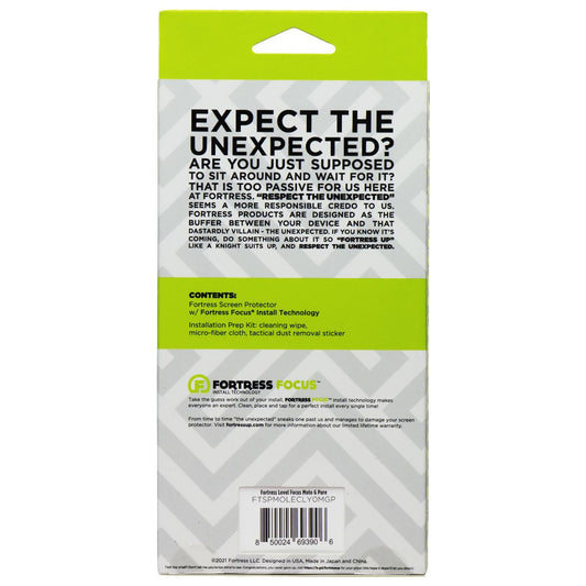 Fortress Level Flat Tempered Glass Screen Protector for Motorola Moto G Pure Cell Phone - Screen Protectors Fortress - Simple Cell Bulk Wholesale Pricing - USA Seller