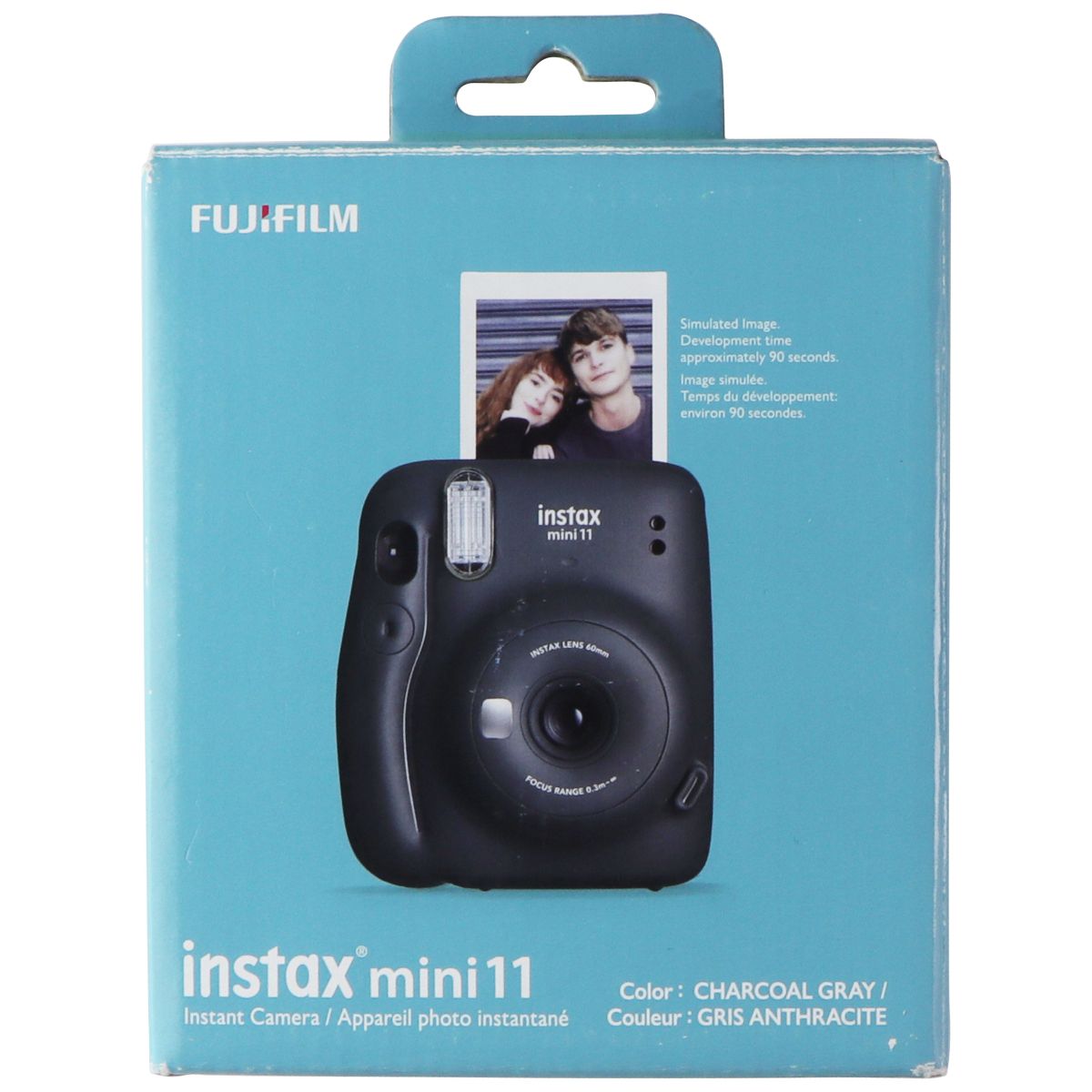 Fujifilm Instax Mini 11 Instant Camera - Charcoal Gray Film Photography - Film Cameras Fujifilm - Simple Cell Bulk Wholesale Pricing - USA Seller