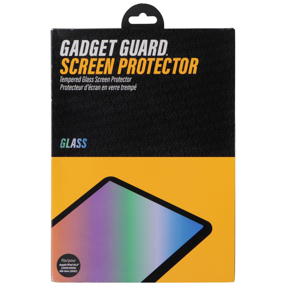 Gadget Guard Tempered Glass Screen Protector for Apple iPad 10.2inch - Black Ice iPad/Tablet Accessories - Screen Protectors Gadget Guard - Simple Cell Bulk Wholesale Pricing - USA Seller