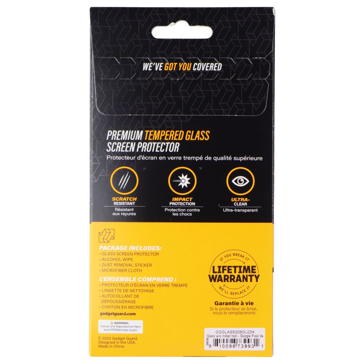 Gadget Guard Glass Screen Protector for Google Pixel 9a