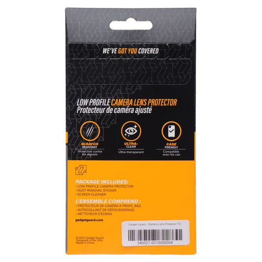 Gadget Guard Glass Camera Protector for Samsung Galaxy S24+ (Plus) - Black Cell Phone - Screen Protectors Gadget Guard - Simple Cell Bulk Wholesale Pricing - USA Seller