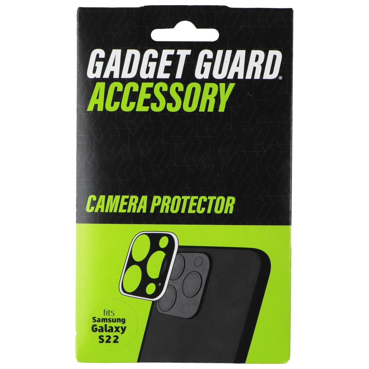 Gadget Guard - Camera Protector for Samsung Galaxy S22 - Black Cell Phone - Screen Protectors Gadget Guard - Simple Cell Bulk Wholesale Pricing - USA Seller