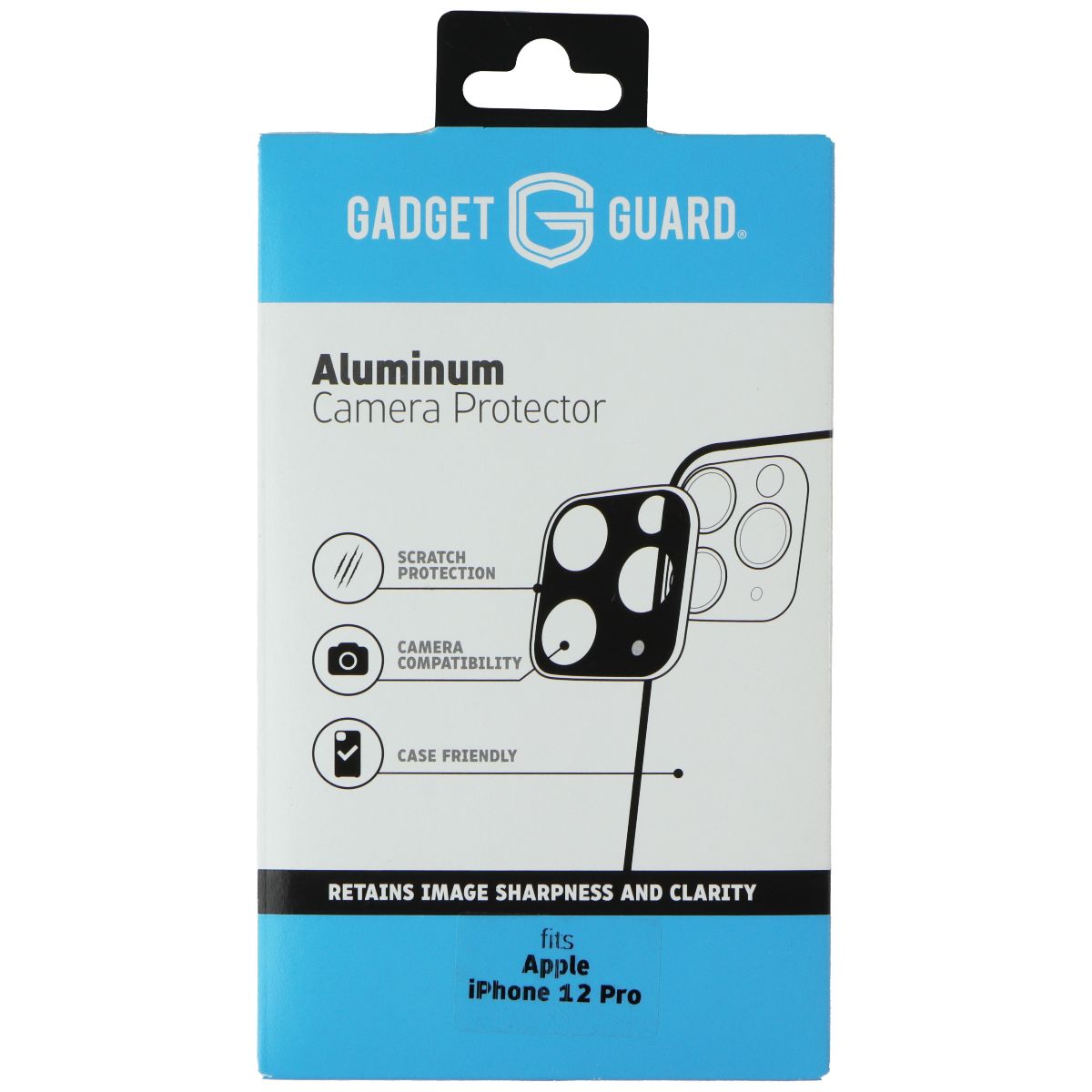 Gadget Guard Aluminum Camera Protector for Apple iPhone 12 Pro Cell Phone - Screen Protectors Gadget Guard - Simple Cell Bulk Wholesale Pricing - USA Seller