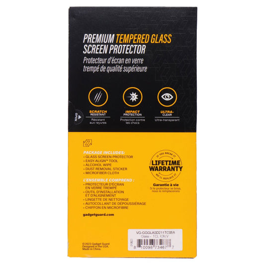 Gadget Guard Tempered Glass Screen Protector for TCL Ion V - Clear