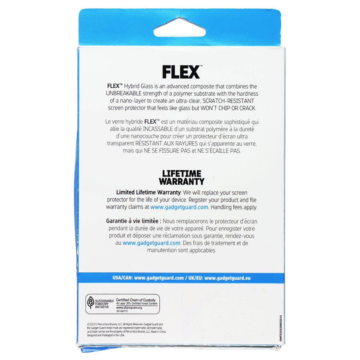 Gadget Guard Flex Hybrid Glass Screen Protector for iPhone 13 and iPhone 13 Pro Cell Phone - Screen Protectors Gadget Guard - Simple Cell Bulk Wholesale Pricing - USA Seller