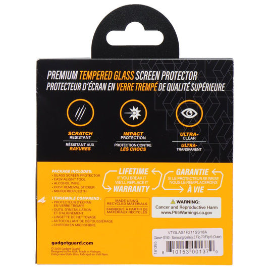 Gadget Guard Glass Screen Protector for Galaxy Z Flip 7 FE / Flip 6 (Outer)