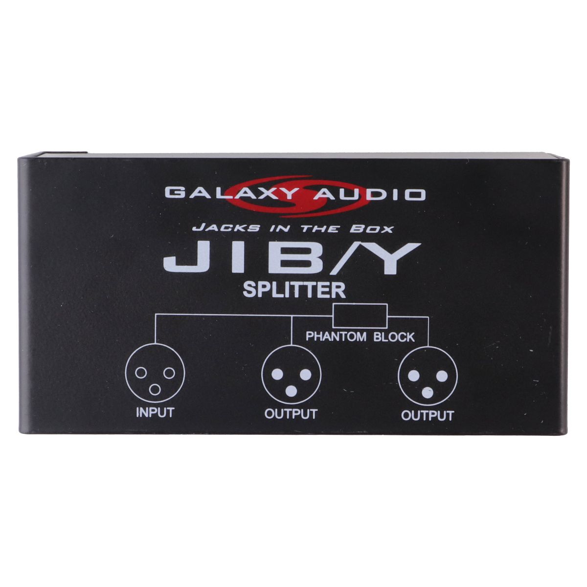 Galaxy Audio - Jacks In The Box JIB/Y Splitter - Black