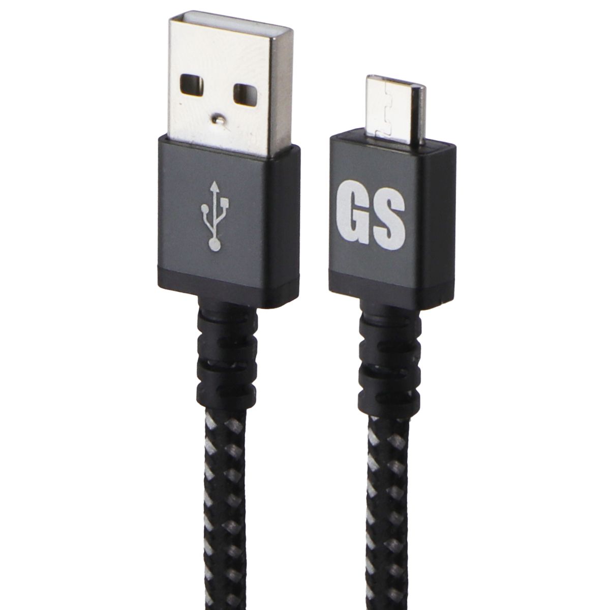 GameStop (10 Foot) Braided USB to Micro-USB Charge/Sync Cable - Black Cell Phone - Cables & Adapters GameStop - Simple Cell Bulk Wholesale Pricing - USA Seller