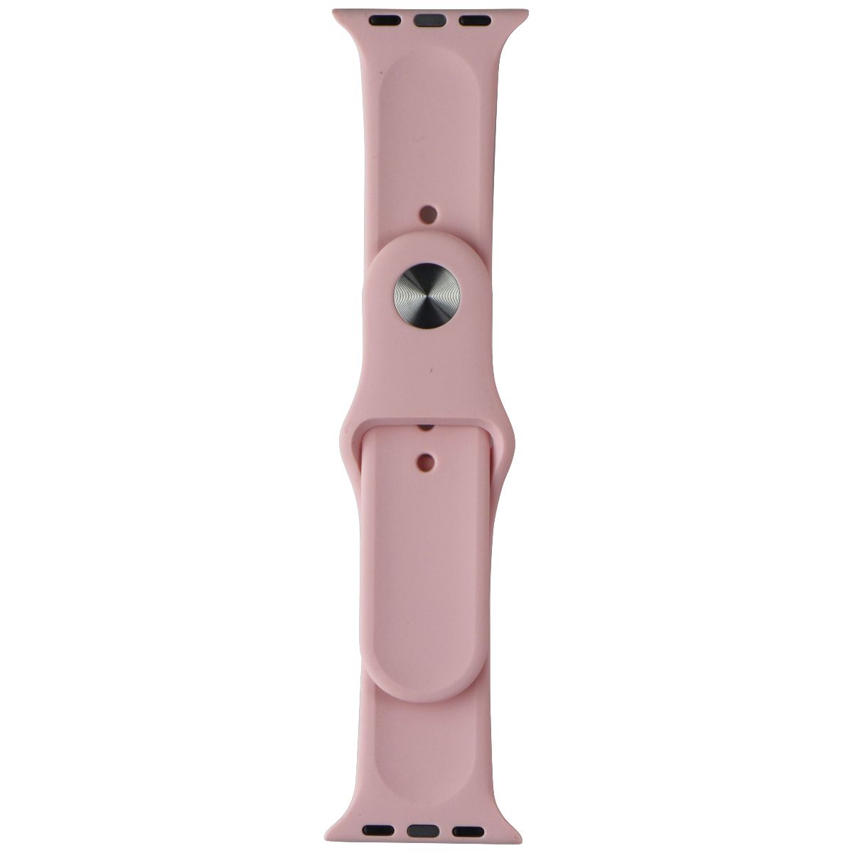 Generic Silicone Band for Apple Watch (38/40mm) Small Band + Clasp - Pink Smart Watch Accessories - Watch Bands Generic - Simple Cell Bulk Wholesale Pricing - USA Seller