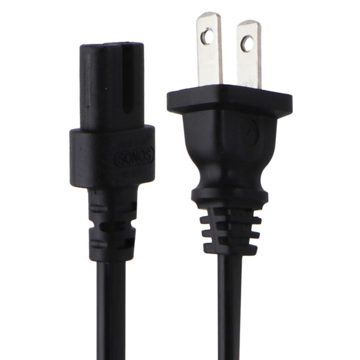 Generic 125V/10A (2-Prong/Round End) Power Supply AC Cables - Black/Mixed Style Parts & Accessories - Cables & Adapters Generic - Simple Cell Bulk Wholesale Pricing - USA Seller