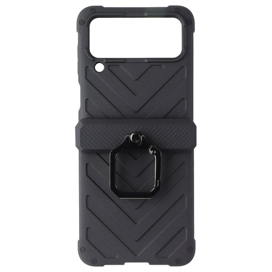 Generic Case with Black Hinge for Samsung Galaxy Z Flip4 - Black Cell Phone - Cases, Covers & Skins Generic - Simple Cell Bulk Wholesale Pricing - USA Seller