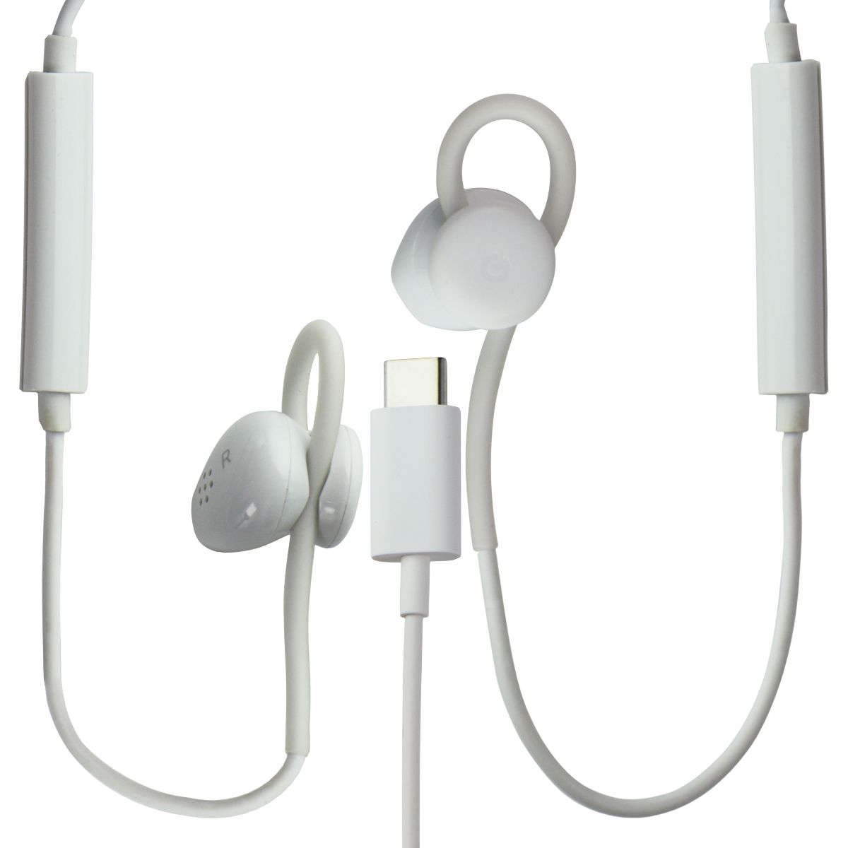 Google Pixel USB-C Earbuds with Built-In Remote and Microphone - White Cell Phone - Headsets Google - Simple Cell Bulk Wholesale Pricing - USA Seller