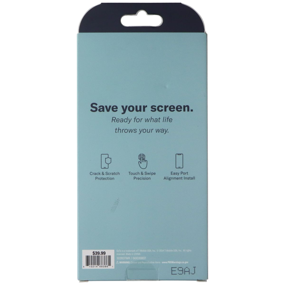 GoTo Tempered Glass Screen Protector for Samsung Galaxy S24 FE Cell Phone - Screen Protectors GoTo - Simple Cell Bulk Wholesale Pricing - USA Seller
