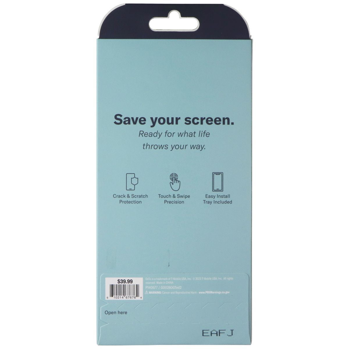 GoTo Tempered Glass Screen Protector for Apple iPhone 14 Pro/14/13 Pro/13 Cell Phone - Screen Protectors GoTo - Simple Cell Bulk Wholesale Pricing - USA Seller