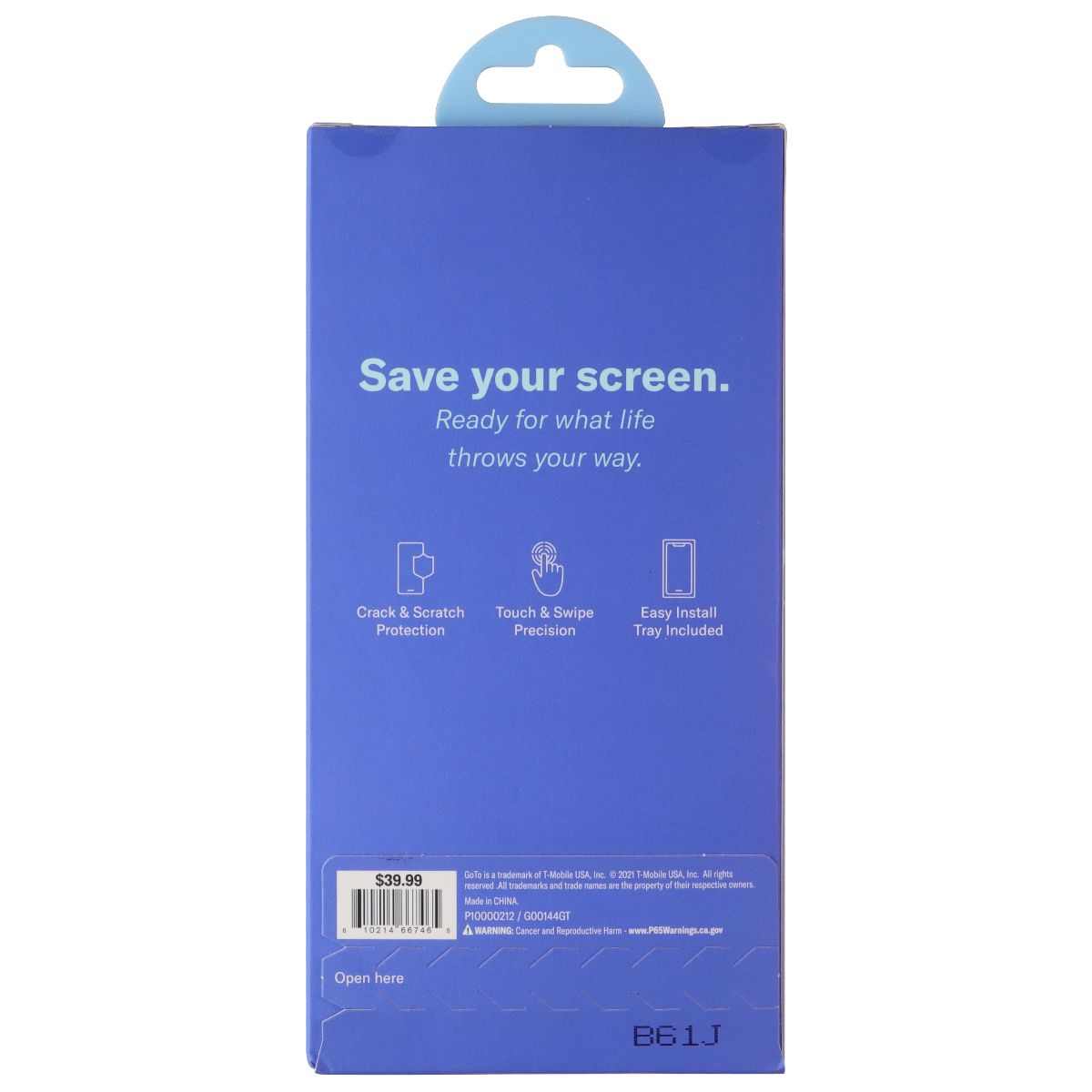 GoTo Tempered Glass Screen Protector for Samsung Galaxy S21+ (Plus) 5G