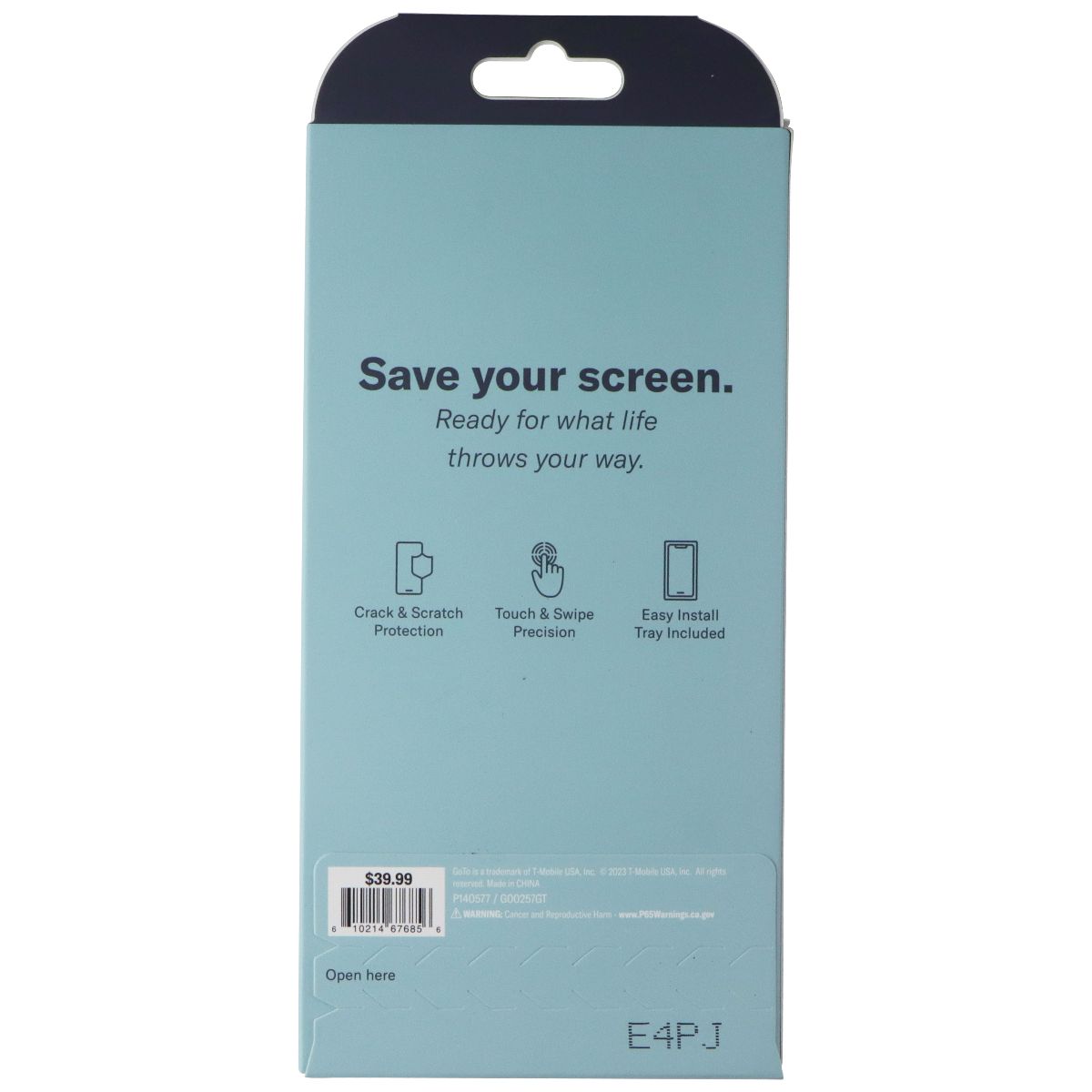 GoTo Tempered Glass Screen Protector for Samsung Galaxy A54 5G Cell Phone - Screen Protectors GoTo - Simple Cell Bulk Wholesale Pricing - USA Seller