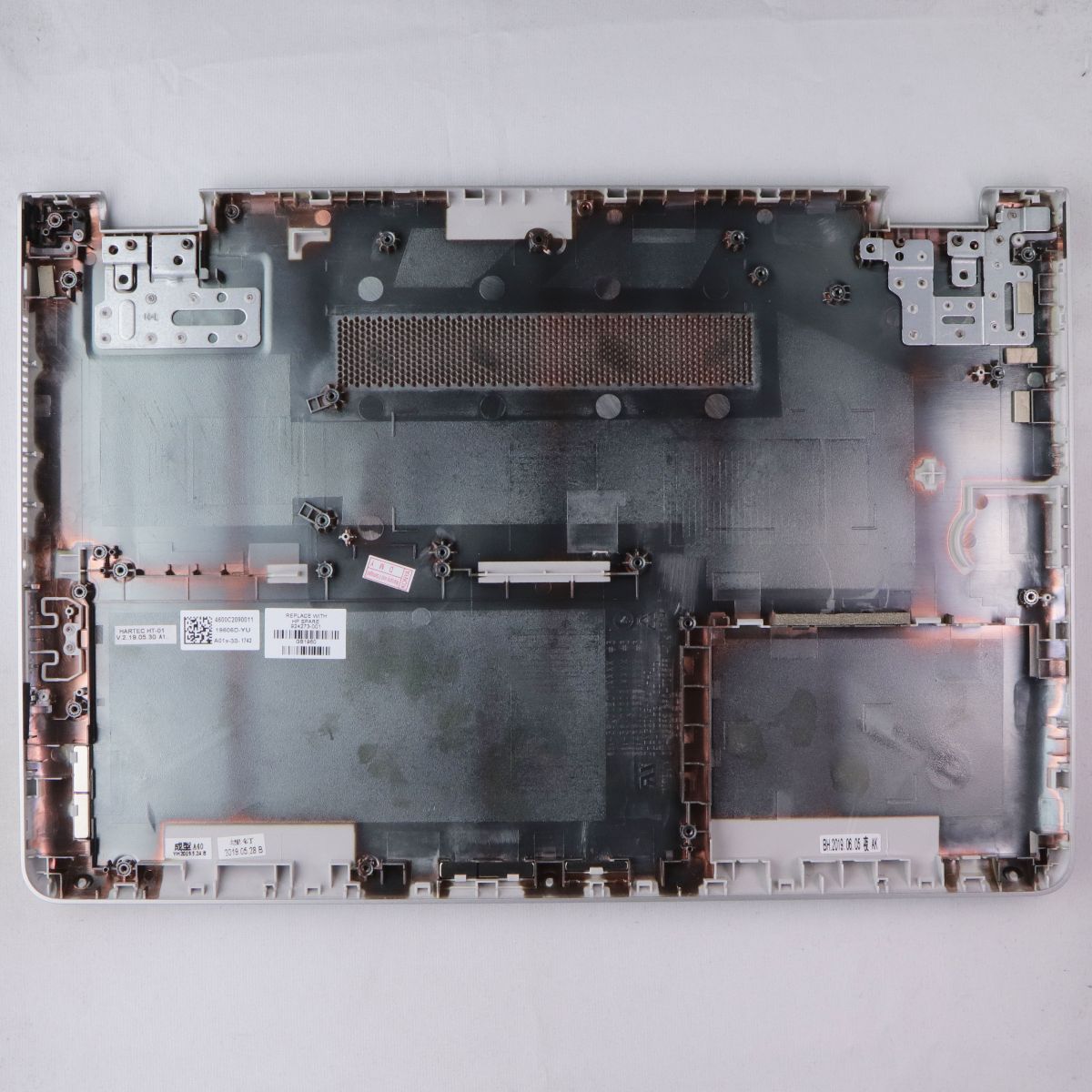 Repair Part - Bottom Case Cover (924273-001) for HP Pavilion X360 14-BA - Silver Laptop Replacement Parts - Laptop Housings & Touchpads HP - Simple Cell Bulk Wholesale Pricing - USA Seller
