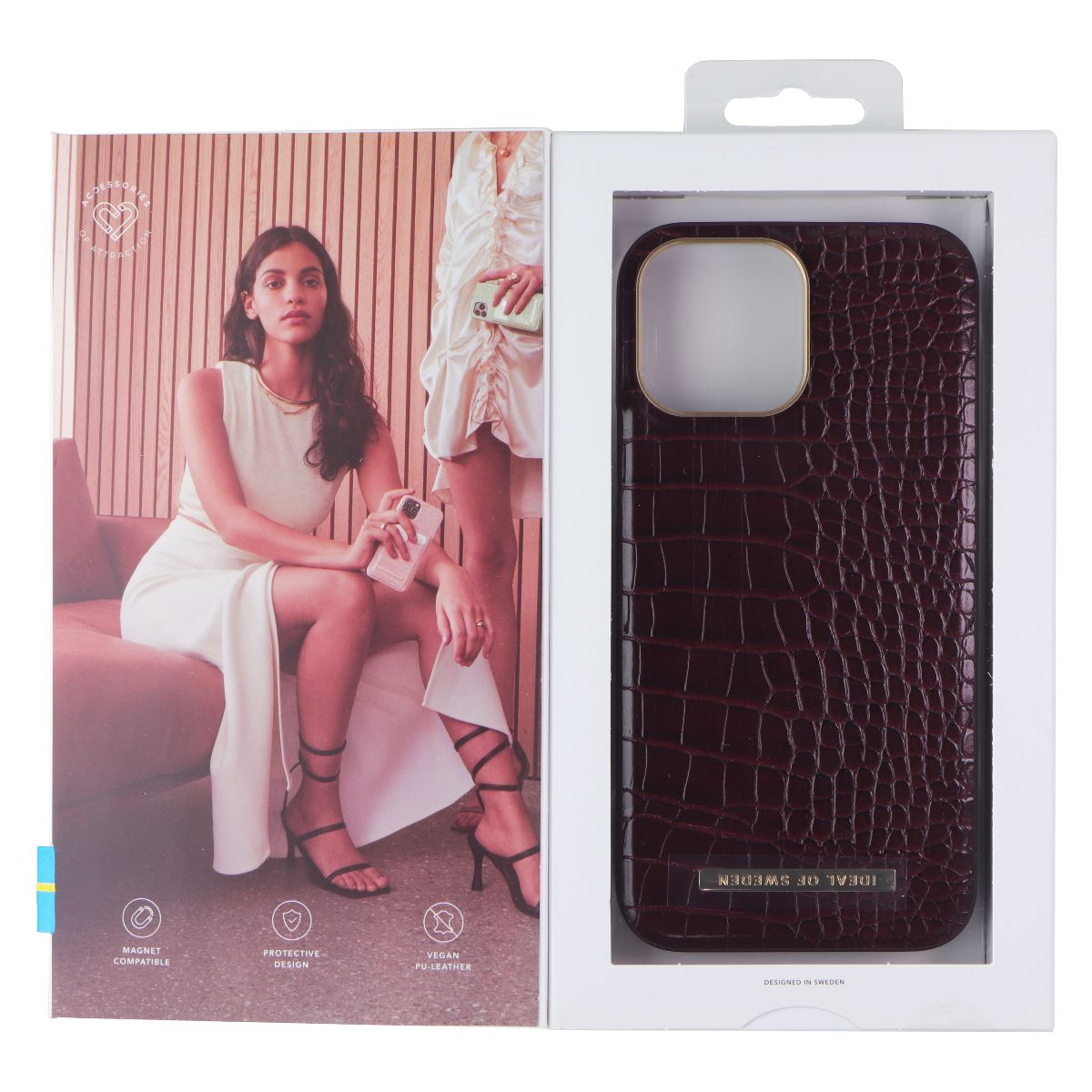 iDeal of Sweden Atelier Case for Apple iPhone 13 Pro Max - Scarlet Croco Cell Phone - Cases, Covers & Skins iDeal of Sweden - Simple Cell Bulk Wholesale Pricing - USA Seller