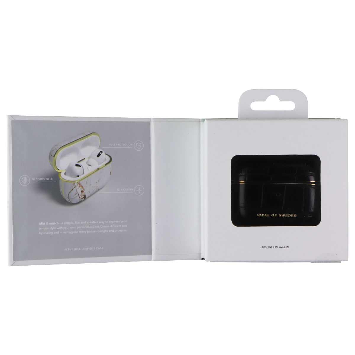 iDeal of Sweden Protective Case for AirPods Pro (1st/2nd Gen) - Jet Black Croco iPod, Audio Player Accessories - Cases, Covers & Skins iDeal of Sweden - Simple Cell Bulk Wholesale Pricing - USA Seller