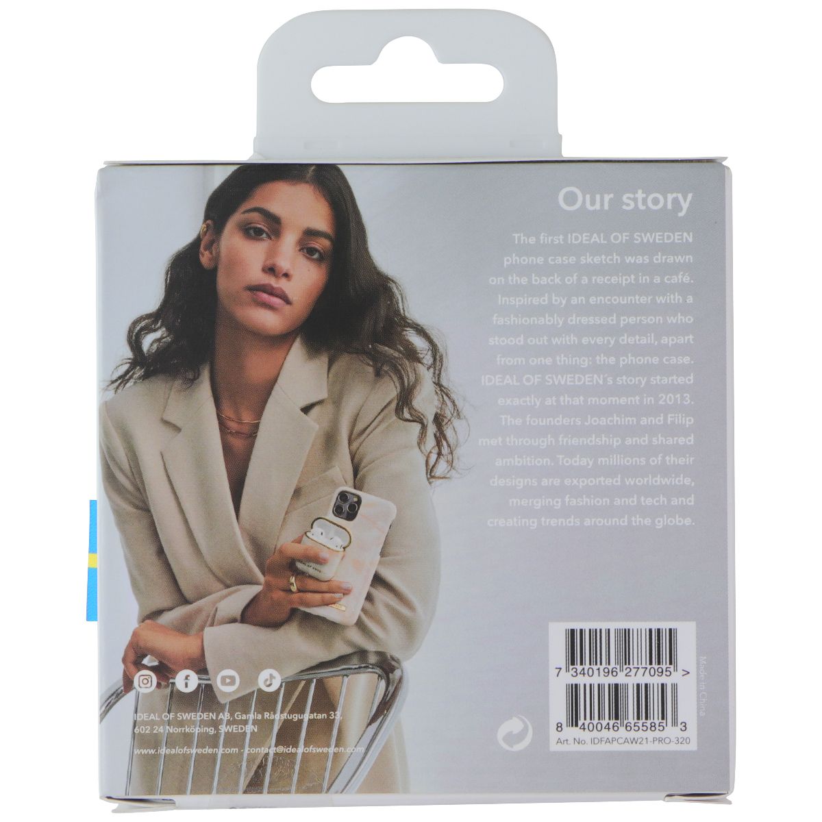 IDEAL OF SWEDEN Case Pro for AirPods Pro 2 / AirPods Pro - Golden Olive Marble