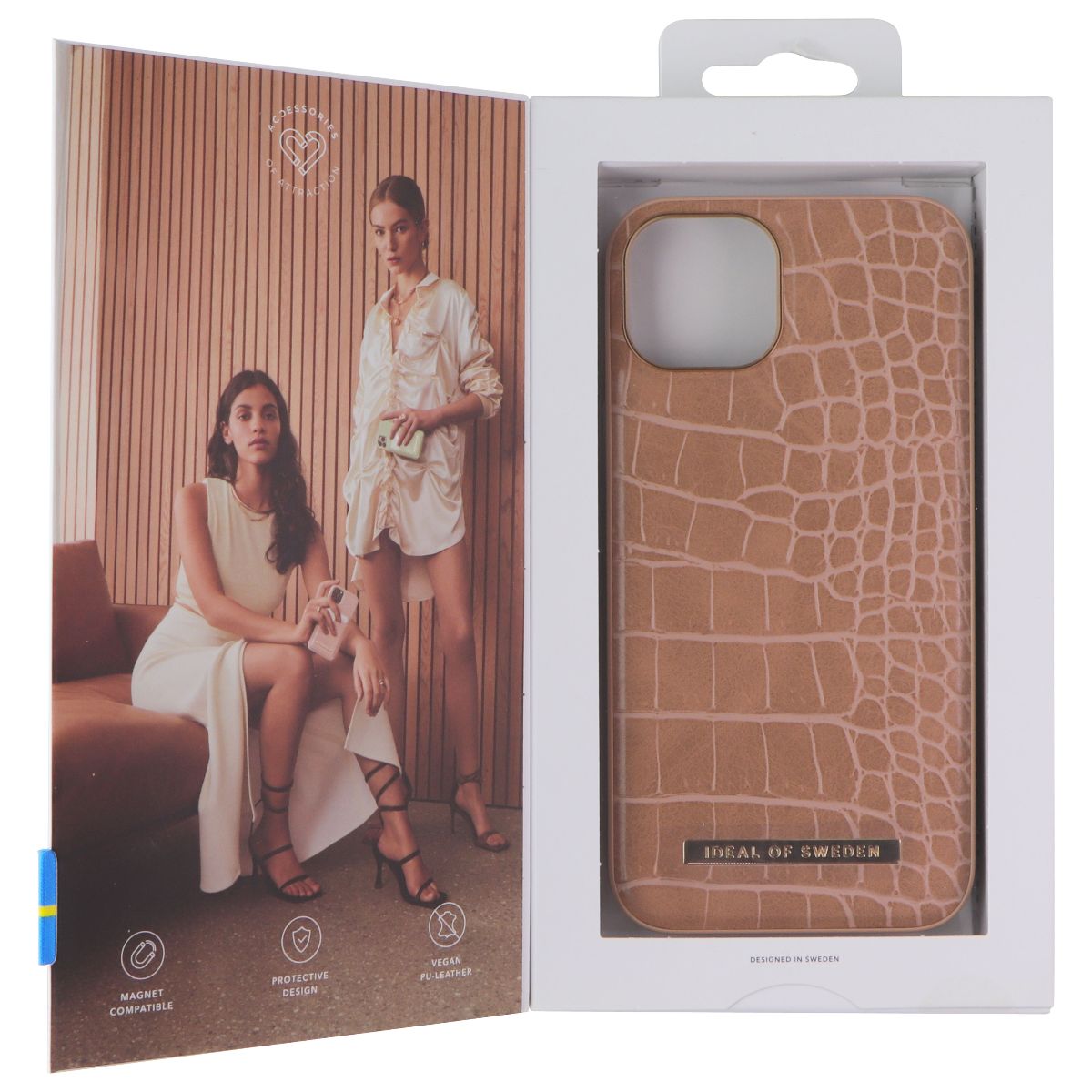 iDeal of Sweden Atelier Case for Apple iPhone 13 - Camel Croco Cell Phone - Cases, Covers & Skins iDeal of Sweden - Simple Cell Bulk Wholesale Pricing - USA Seller