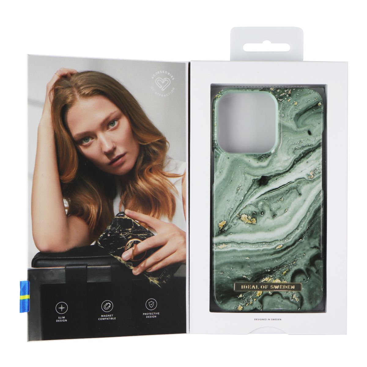 iDeal of Sweden Printed Case for Apple iPhone 13 Pro - Mint Swirl Marble Cell Phone - Cases, Covers & Skins iDeal of Sweden - Simple Cell Bulk Wholesale Pricing - USA Seller