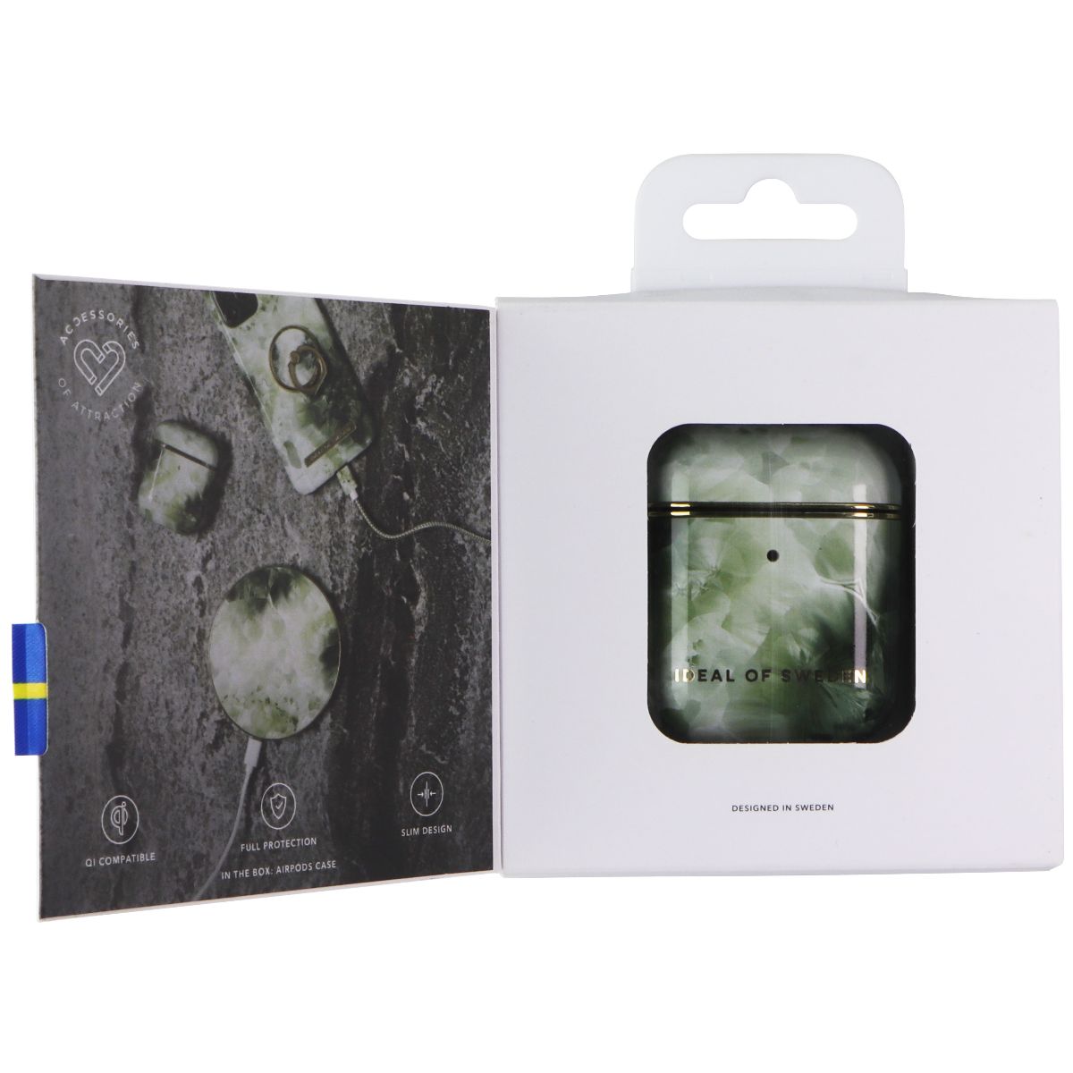 IDEAL OF SWEDEN Airpods Case for AirPods 1st Gen / 2nd Gen - Crystal Green Sky iPod, Audio Player Accessories - Cases, Covers & Skins iDeal of Sweden - Simple Cell Bulk Wholesale Pricing - USA Seller