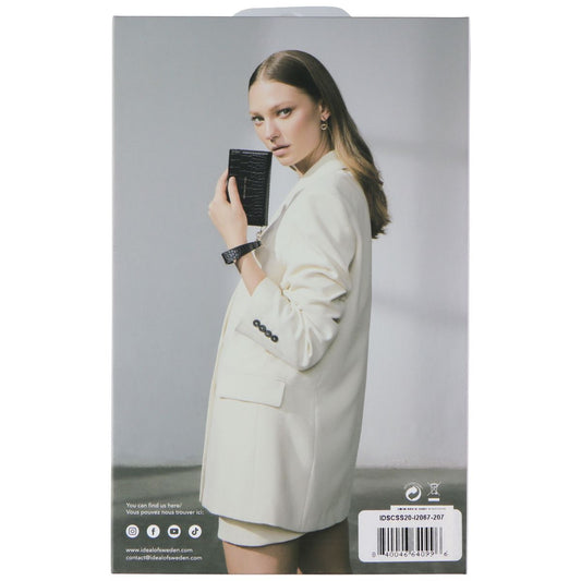 iDeal of Sweden Signature Clutch Case for iPhone 12 Pro Max - Jet Black Croco Cell Phone - Cases, Covers & Skins iDeal of Sweden - Simple Cell Bulk Wholesale Pricing - USA Seller