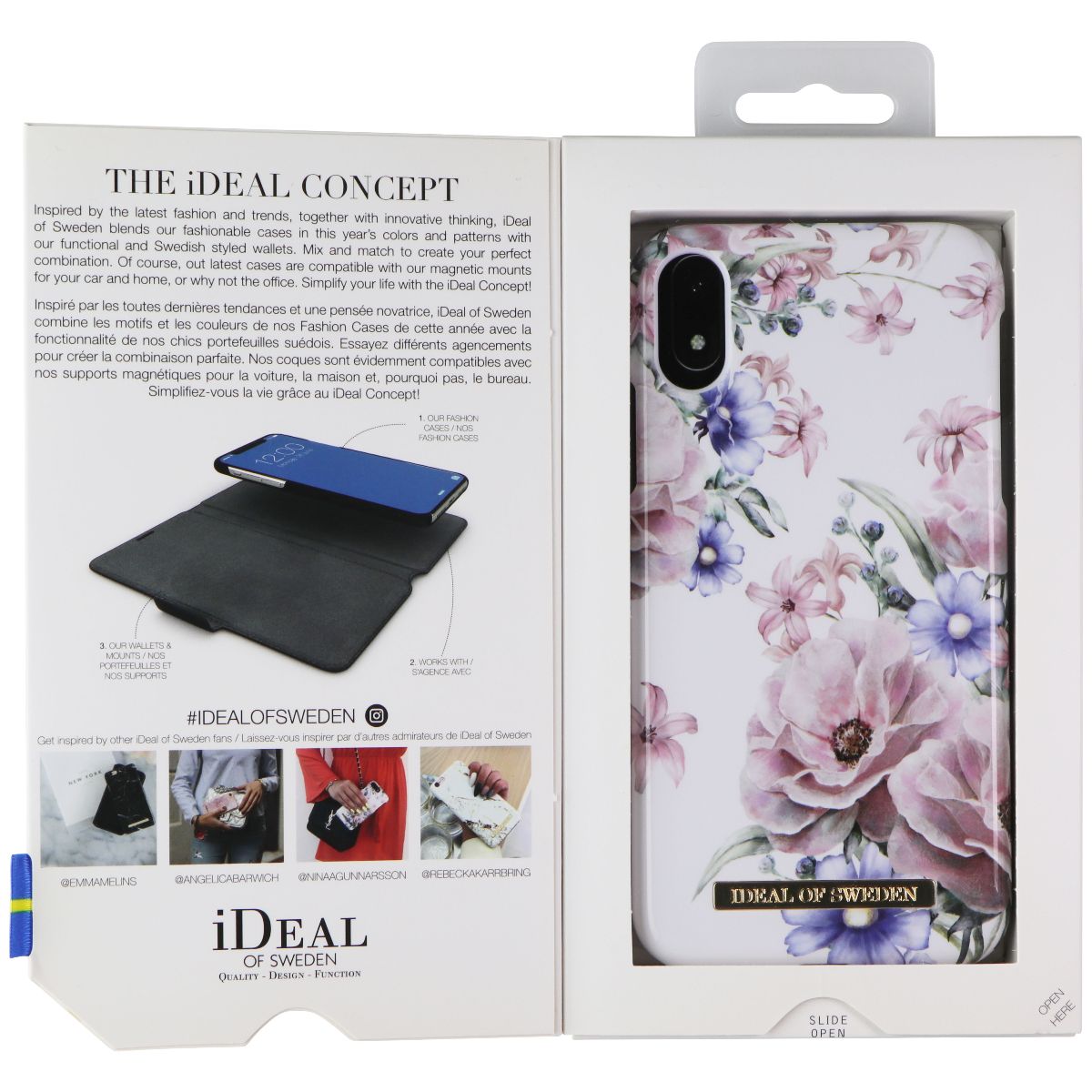 iDeal of Sweden Printed Case for Apple iPhone XR - Floral Romance Cell Phone - Cases, Covers & Skins iDeal of Sweden - Simple Cell Bulk Wholesale Pricing - USA Seller