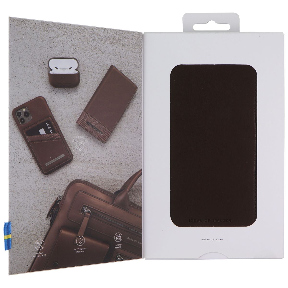 iDeal of Sweden Atelier Wallet Case for Apple iPhone 13 - Intense Brown Cell Phone - Cases, Covers & Skins iDeal of Sweden - Simple Cell Bulk Wholesale Pricing - USA Seller
