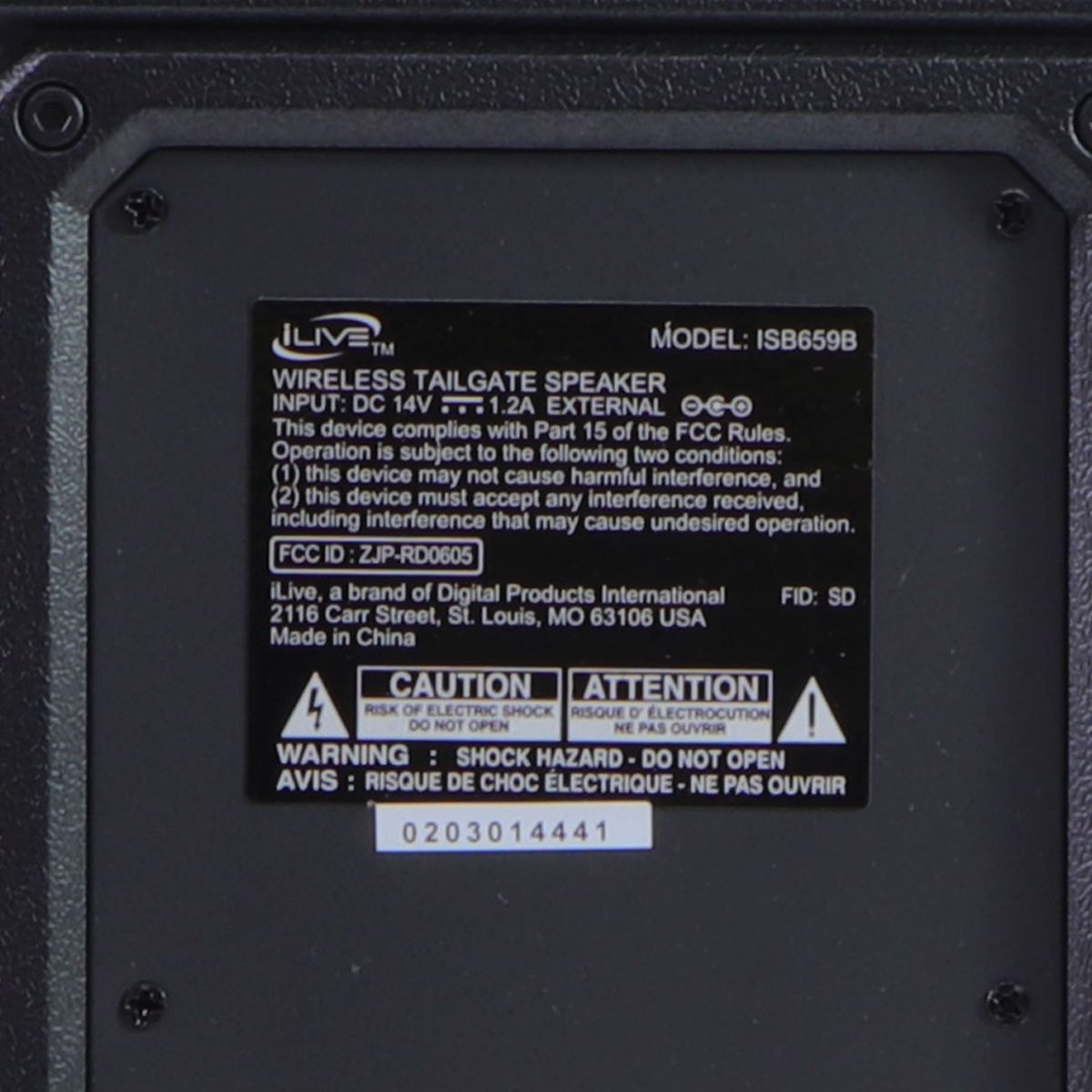 iLive Bluetooth Wireless Tailgate Party Roller Speaker - Black (ISB659B) Cell Phone - Audio Docks & Speakers iLive - Simple Cell Bulk Wholesale Pricing - USA Seller