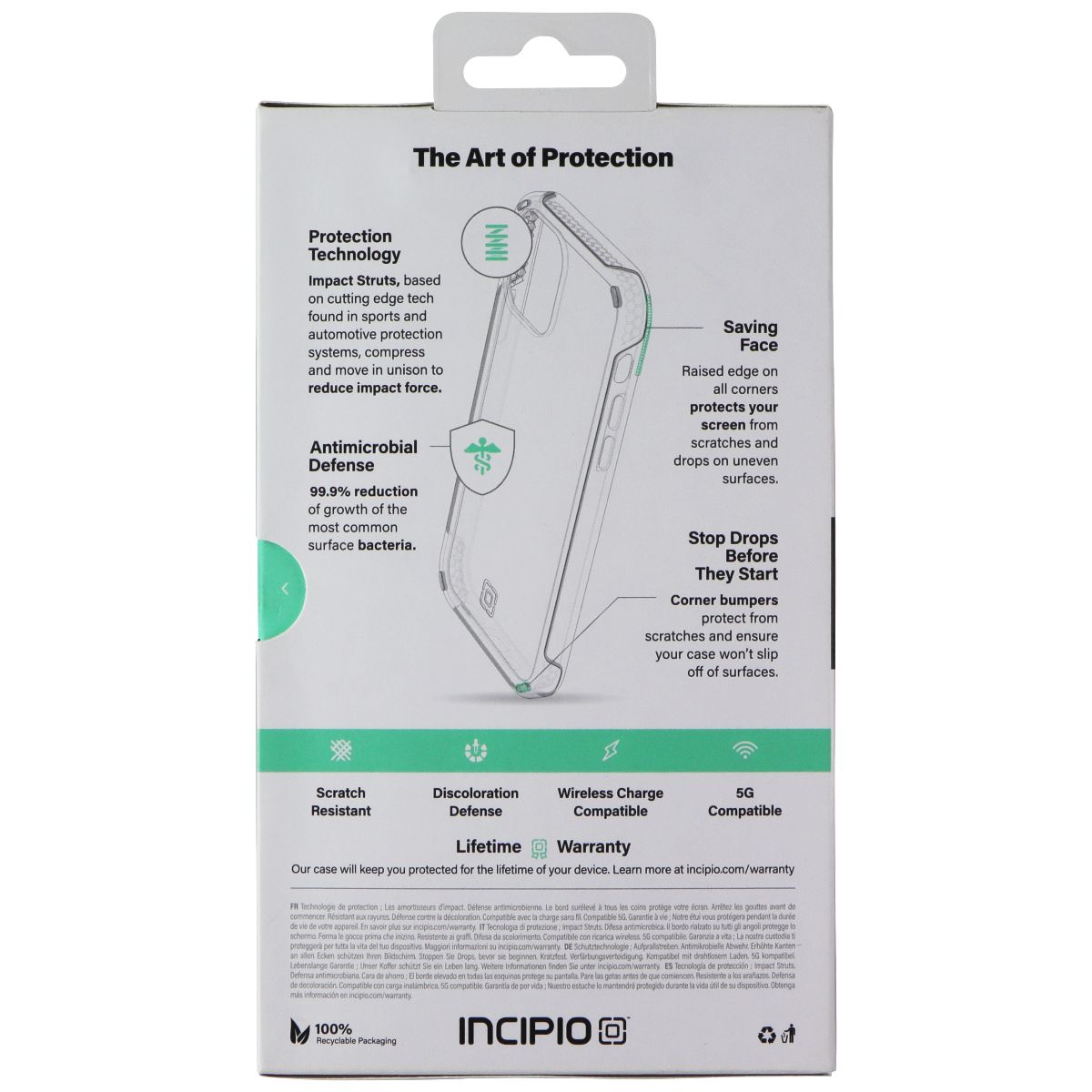 Incipio Slim Series Case for Apple iPhone 12 Pro Max - Clear Cell Phone - Cases, Covers & Skins Incipio - Simple Cell Bulk Wholesale Pricing - USA Seller