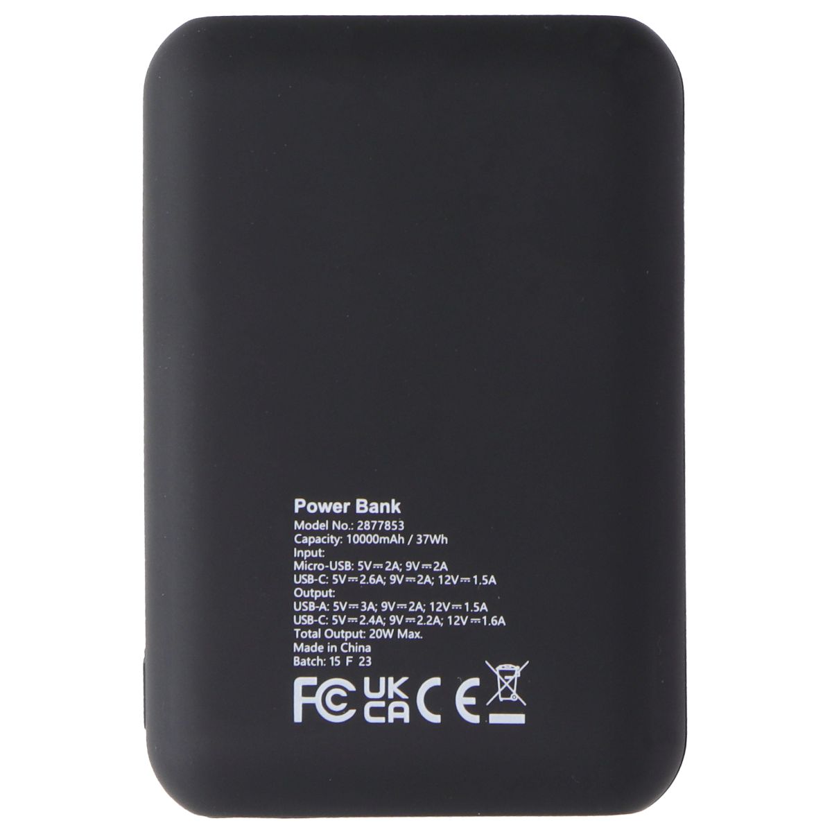 InMotion Fast Charge Power Bank 10,000mAh with USB-A and USB-C Ports (2877853) Cell Phone - Chargers & Cradles InMotion - Simple Cell Bulk Wholesale Pricing - USA Seller
