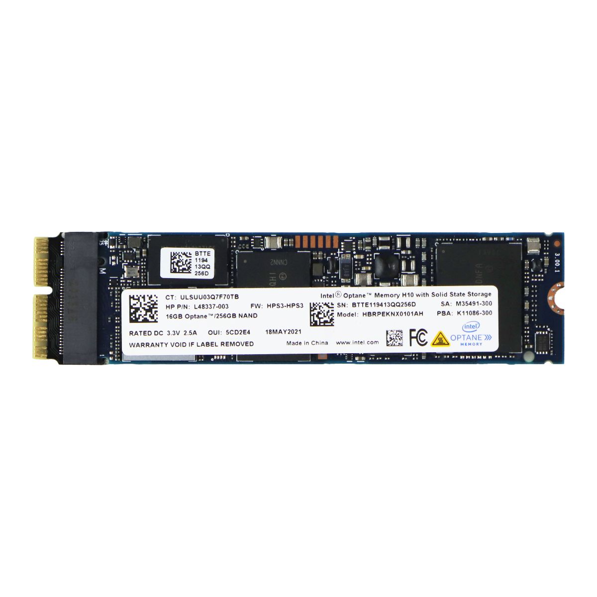 Intel Optane Memory H10 with Solid State Storage 16GB/256GB (HBRPEKNX0101AH) Digital Storage - Other Hard Drives Intel - Simple Cell Bulk Wholesale Pricing - USA Seller