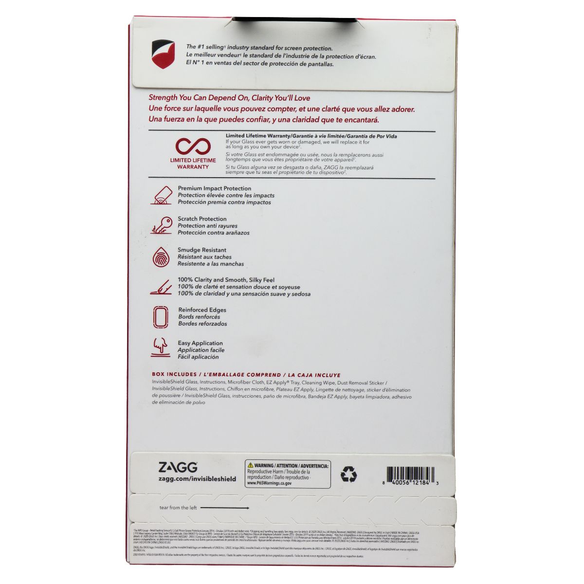 ZAGG InvisibleShield Glass Screen Protector for LG K41S Smartphones Cell Phone - Screen Protectors Invisible Shield - Simple Cell Bulk Wholesale Pricing - USA Seller