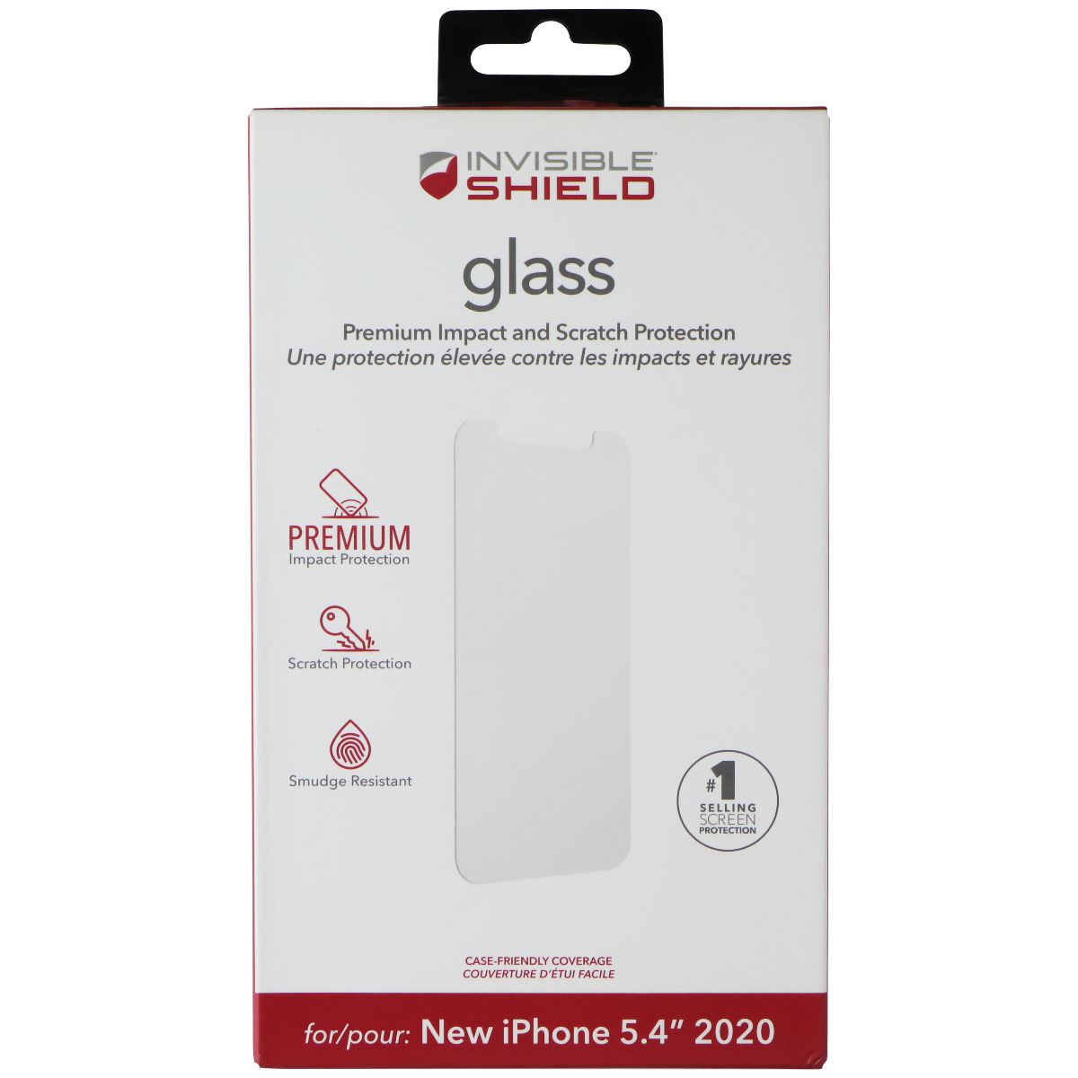 ZAGG Invisible Shield Glass Screen Protector for Apple iPhone 12 Mini Cell Phone - Screen Protectors Invisible Shield - Simple Cell Bulk Wholesale Pricing - USA Seller