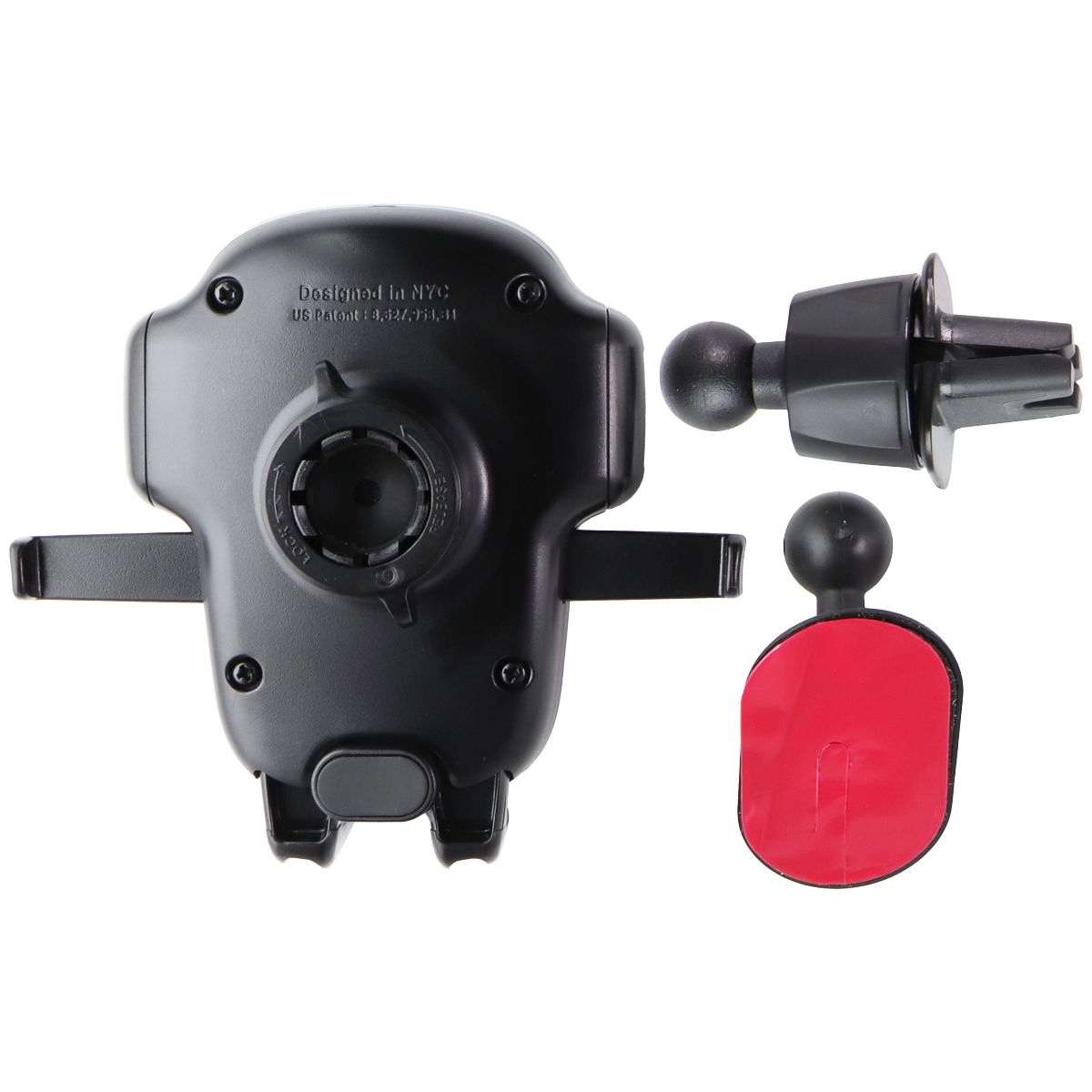 iOttie Easy One Touch 5 - Smartphone 2-in-1 Car Mount - Black Cell Phone - Mounts & Holders iOttie - Simple Cell Bulk Wholesale Pricing - USA Seller