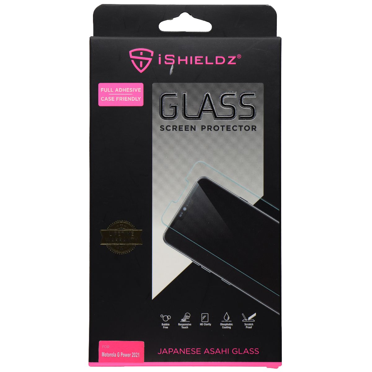 iShieldz Asahi Tempered Glass Screen for Motorola G Power (2021) - Clear Cell Phone - Screen Protectors iShieldz - Simple Cell Bulk Wholesale Pricing - USA Seller