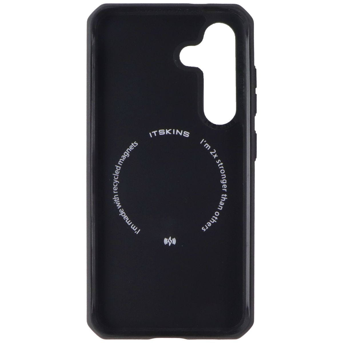 ITSKINS Hybrid_R Bold Case for MagSafe for Samsung Galaxy S24 - Black
