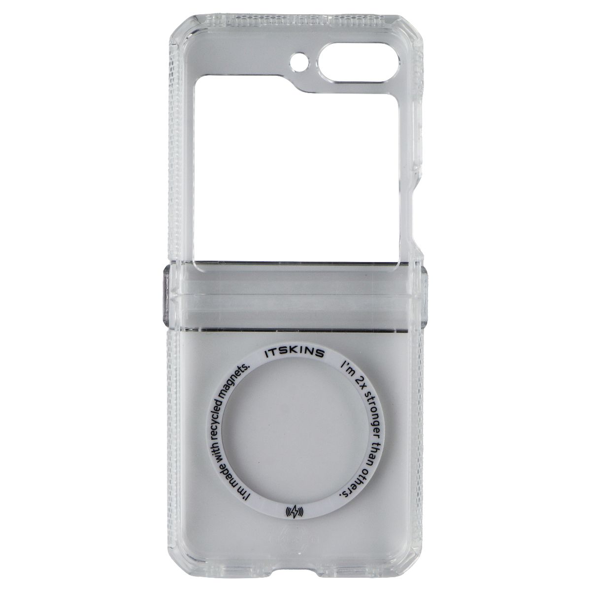 ITSKINS Hybrid_R Clear Hinge Case for MagSafe for Galaxy Z Flip5 - Transparent Cell Phone - Cases, Covers & Skins ITSKINS - Simple Cell Bulk Wholesale Pricing - USA Seller