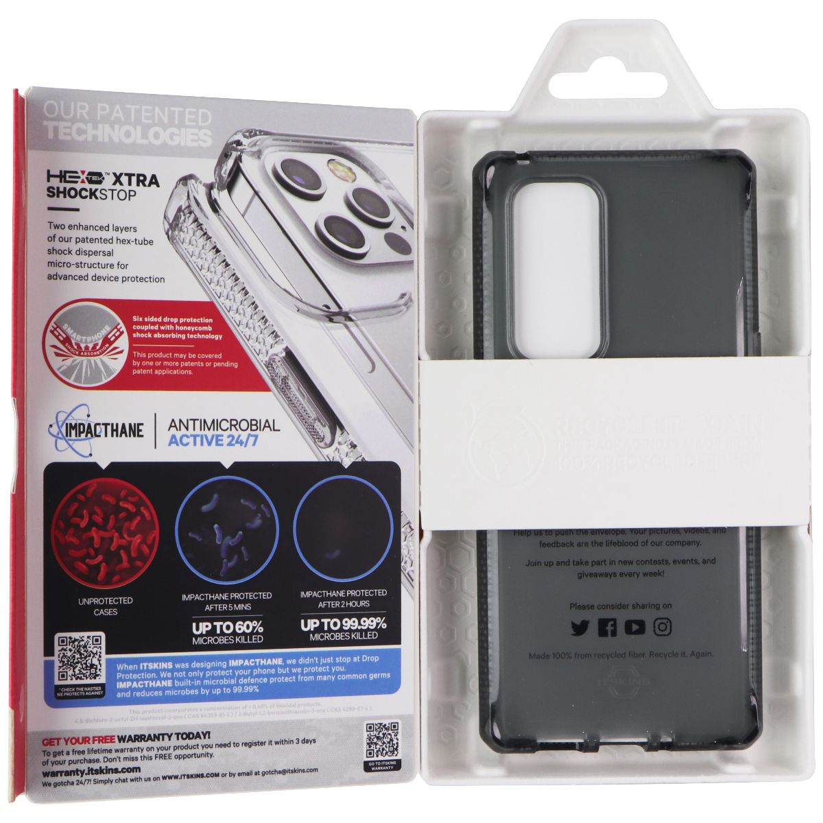 ITSKINS Spectrum // Clear Case for OPPO Find X3 Neo/Reno 5 Pro+ 5G - Smoke Cell Phone - Cases, Covers & Skins ITSKINS - Simple Cell Bulk Wholesale Pricing - USA Seller