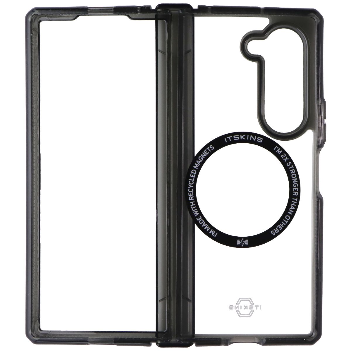 ITSKINS Hybrid_R Clear // Hinge Series Case for Samsung Galaxy Z Fold6 - Smoke Cell Phone - Cases, Covers & Skins ITSKINS - Simple Cell Bulk Wholesale Pricing - USA Seller
