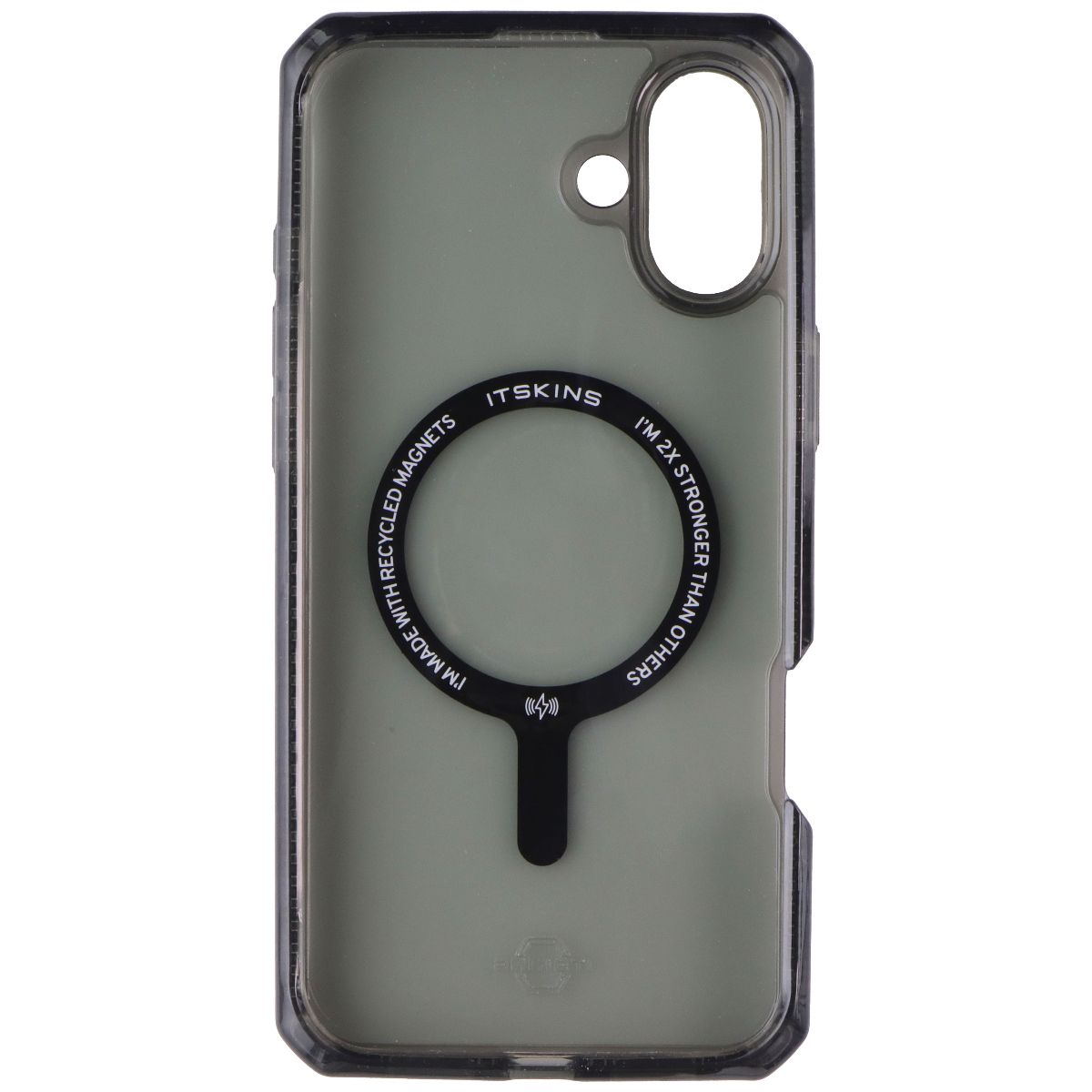 ITSKINS Hybrid_R // Vapor Case for MagSafe for Apple iPhone 16 Plus - Smoke Cell Phone - Cases, Covers & Skins ITSKINS - Simple Cell Bulk Wholesale Pricing - USA Seller