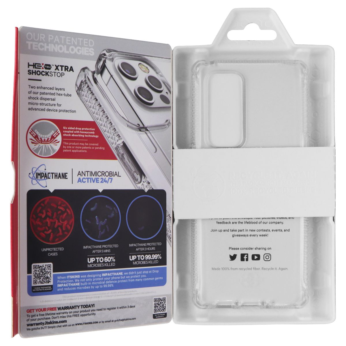 ITSKINS Spectrum // Clear Case for OPPO Find X3 Neo/Reno 5 Pro+ 5G - Transparent Cell Phone - Cases, Covers & Skins ITSKINS - Simple Cell Bulk Wholesale Pricing - USA Seller