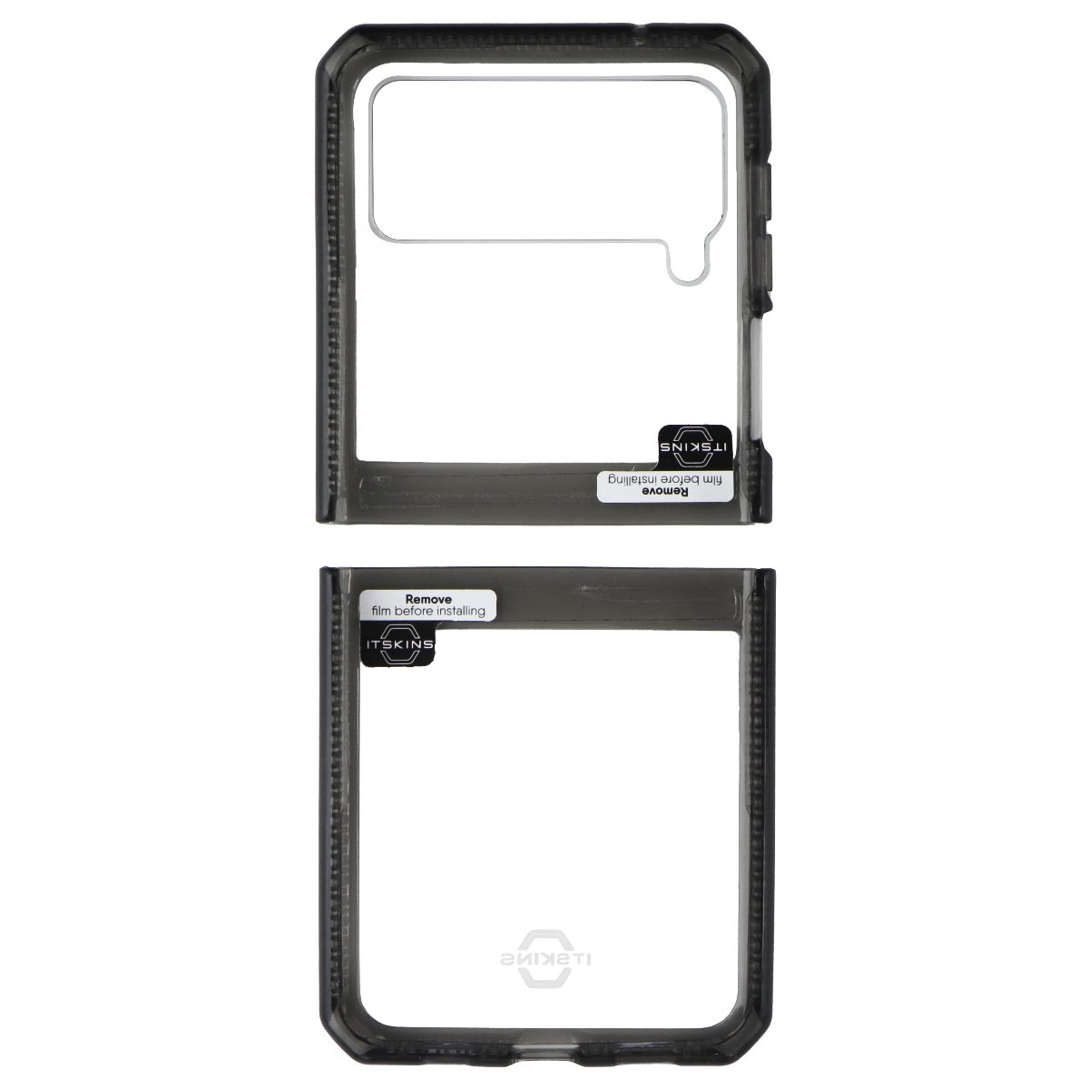 ITSKINS Hybrid Clear Series Case for Samsung Galaxy Z Flip3 - Smoke/Clear Cell Phone - Cases, Covers & Skins ITSKINS - Simple Cell Bulk Wholesale Pricing - USA Seller