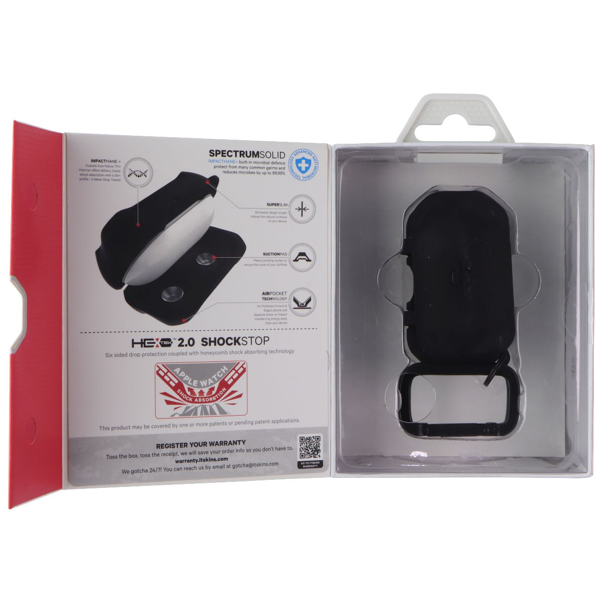 ITSKINS Spectrum Solid Series Case for Samsung Galaxy Buds/Buds+ (Plus) - Black iPod, Audio Player Accessories - Cases, Covers & Skins ITSKINS - Simple Cell Bulk Wholesale Pricing - USA Seller