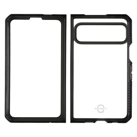 ITSKINS Hybrid_R Clear Case for Google Pixel Fold - Black/Transparent Cell Phone - Cases, Covers & Skins ITSKINS - Simple Cell Bulk Wholesale Pricing - USA Seller